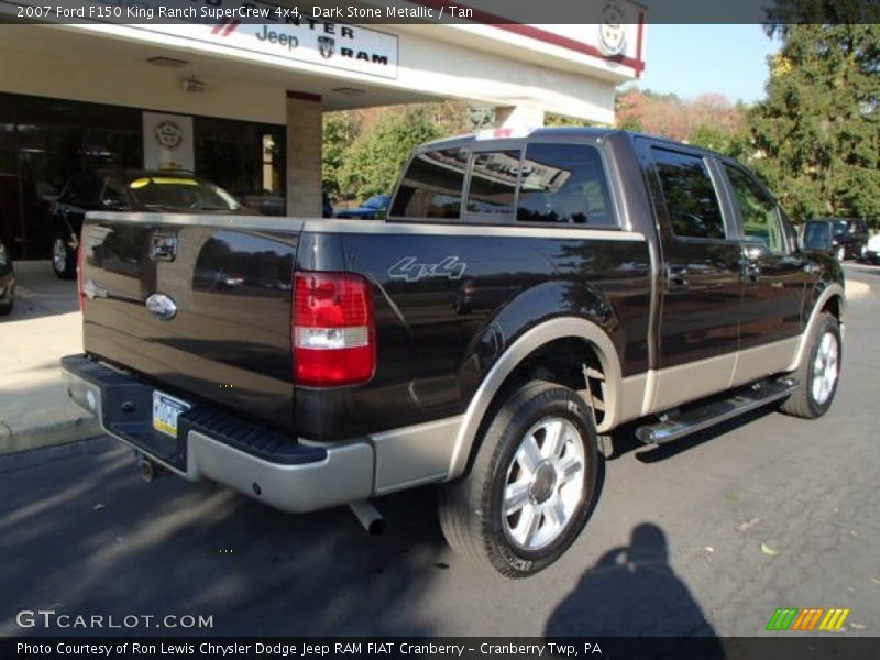 Dark Stone Metallic / Tan 2007 Ford F150 King Ranch SuperCrew 4x4