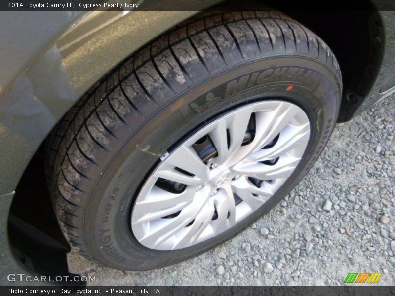 Cypress Pearl / Ivory 2014 Toyota Camry LE