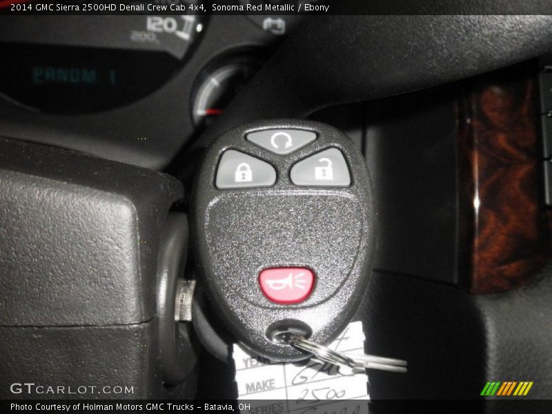 Keys of 2014 Sierra 2500HD Denali Crew Cab 4x4