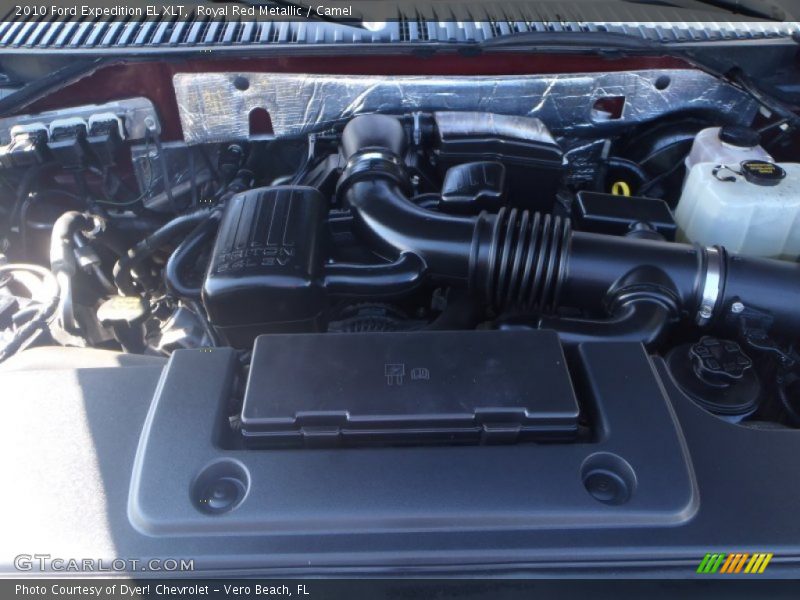 Royal Red Metallic / Camel 2010 Ford Expedition EL XLT