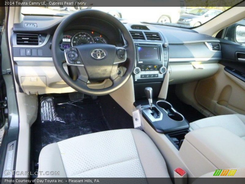 Cypress Pearl / Ivory 2014 Toyota Camry LE