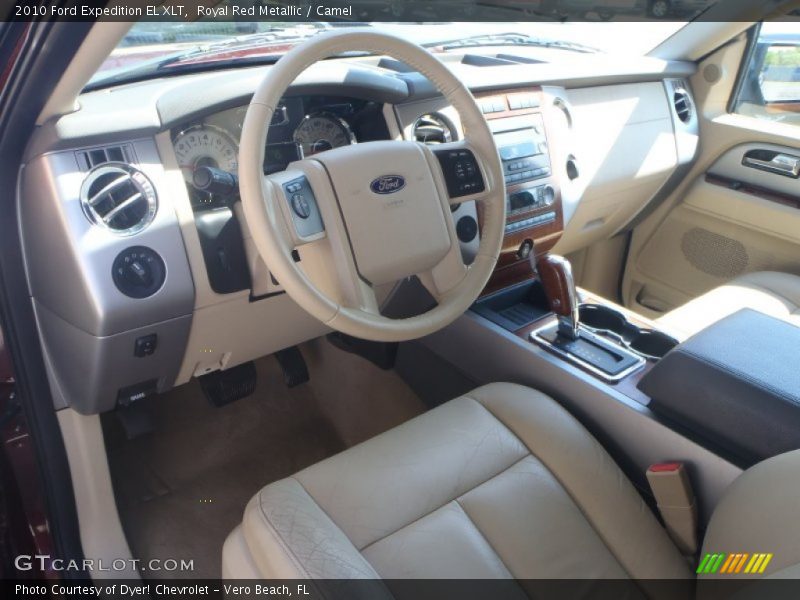 Royal Red Metallic / Camel 2010 Ford Expedition EL XLT