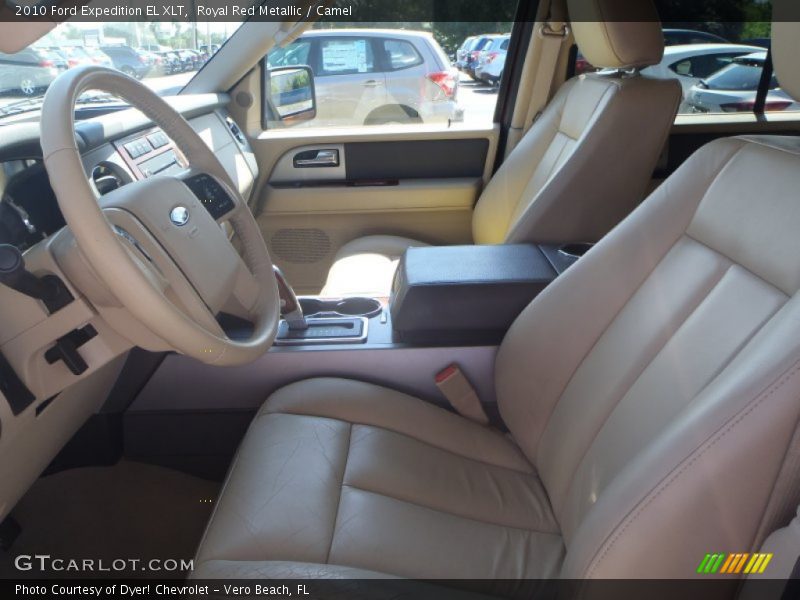 Royal Red Metallic / Camel 2010 Ford Expedition EL XLT