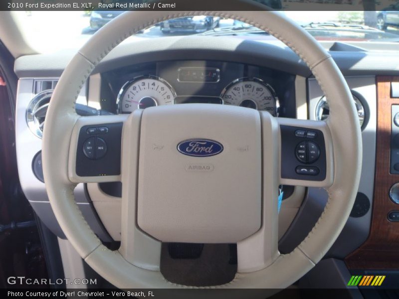 Royal Red Metallic / Camel 2010 Ford Expedition EL XLT