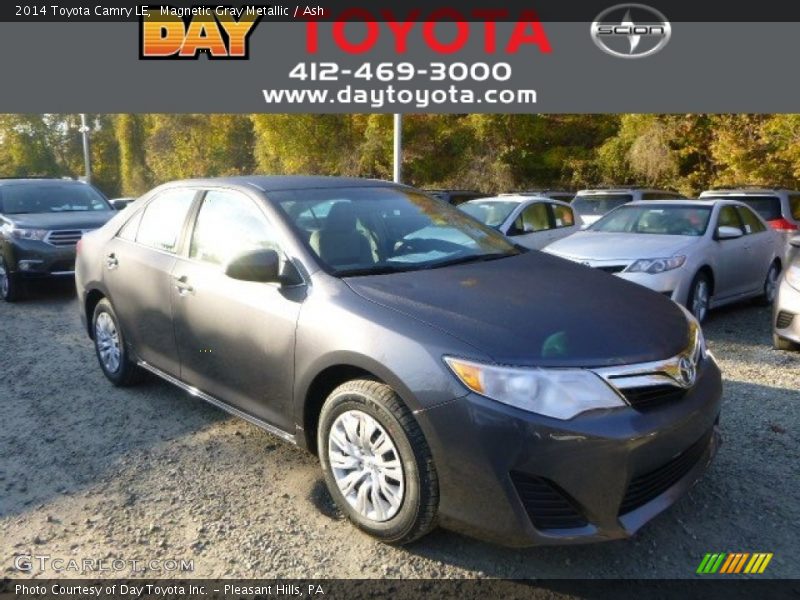 Magnetic Gray Metallic / Ash 2014 Toyota Camry LE