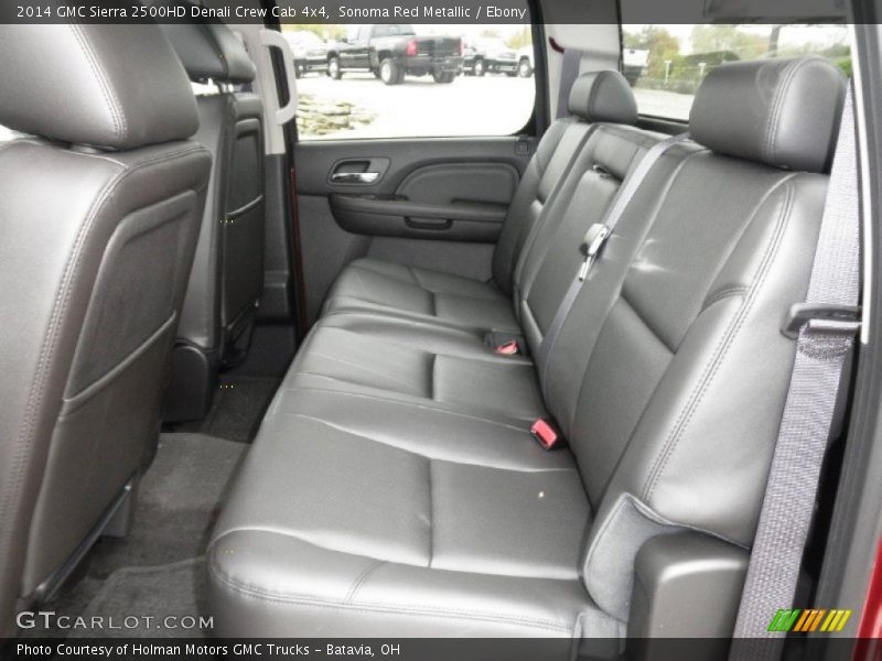Rear Seat of 2014 Sierra 2500HD Denali Crew Cab 4x4