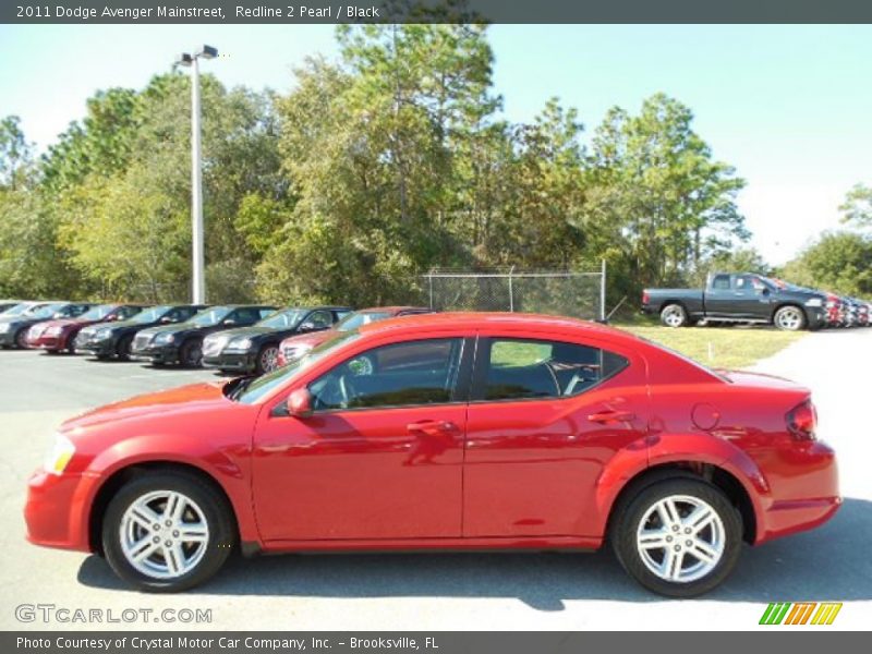 Redline 2 Pearl / Black 2011 Dodge Avenger Mainstreet