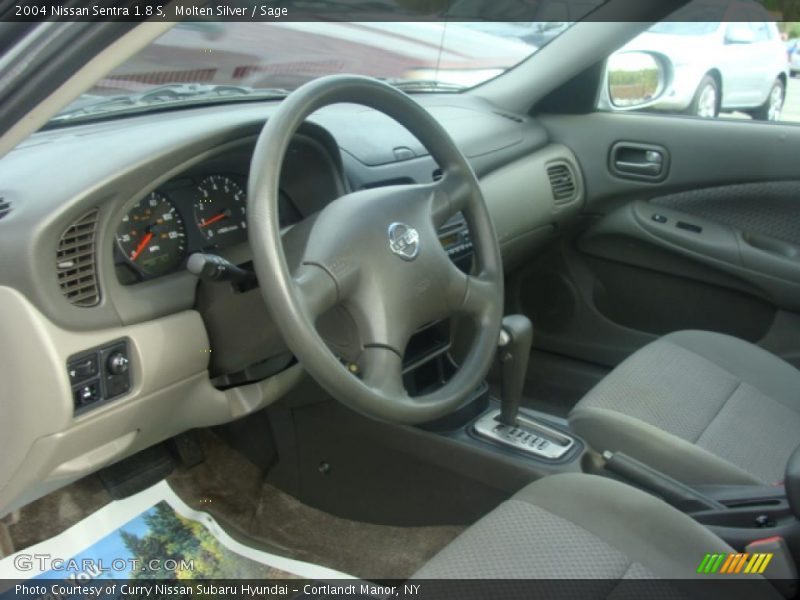 Molten Silver / Sage 2004 Nissan Sentra 1.8 S