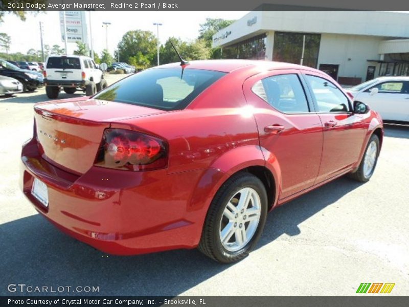 Redline 2 Pearl / Black 2011 Dodge Avenger Mainstreet