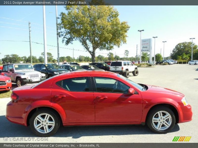 Redline 2 Pearl / Black 2011 Dodge Avenger Mainstreet