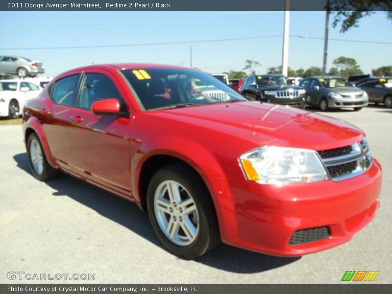Redline 2 Pearl / Black 2011 Dodge Avenger Mainstreet