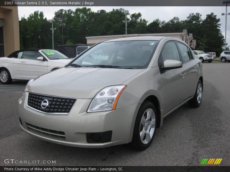 Sandstone Metallic / Beige 2007 Nissan Sentra 2.0 S