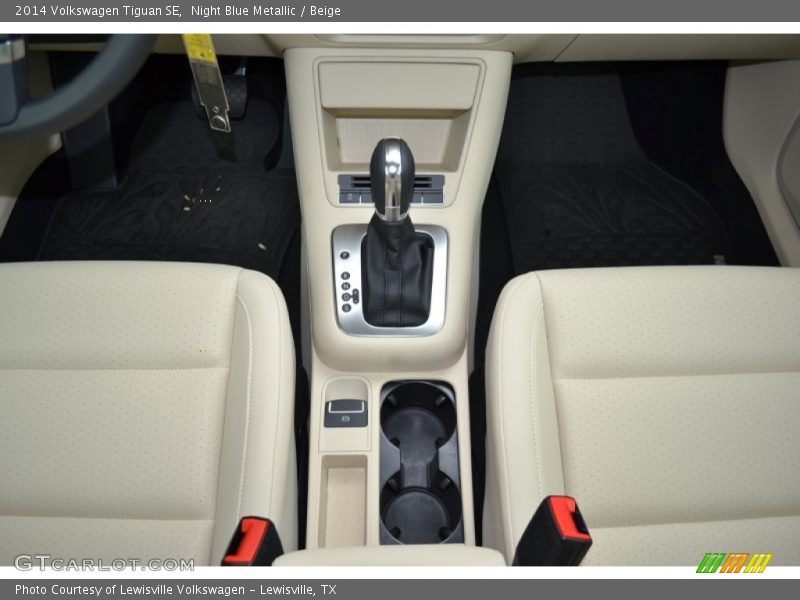 Night Blue Metallic / Beige 2014 Volkswagen Tiguan SE