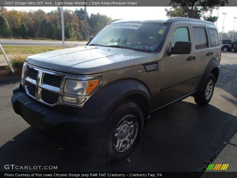 Light Khaki Metallic / Dark Khaki/Medium Khaki 2007 Dodge Nitro SXT 4x4