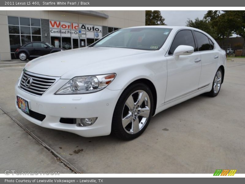 Starfire White Pearl / Black 2011 Lexus LS 460