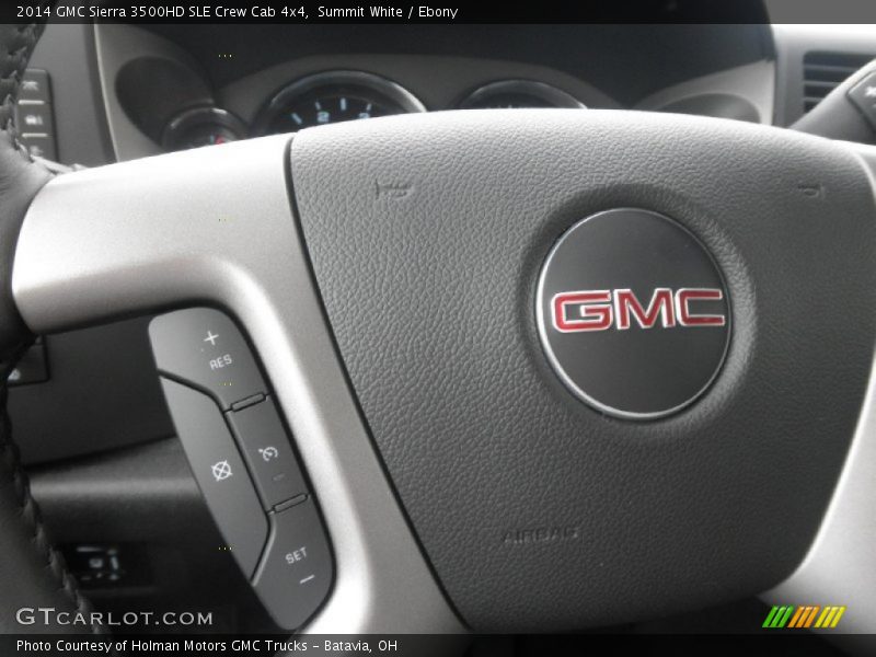 Summit White / Ebony 2014 GMC Sierra 3500HD SLE Crew Cab 4x4