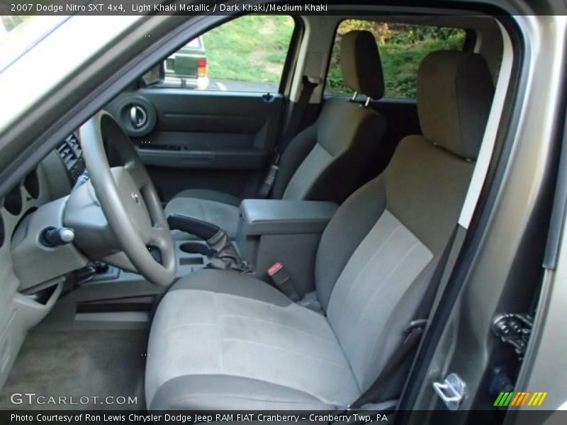 Light Khaki Metallic / Dark Khaki/Medium Khaki 2007 Dodge Nitro SXT 4x4