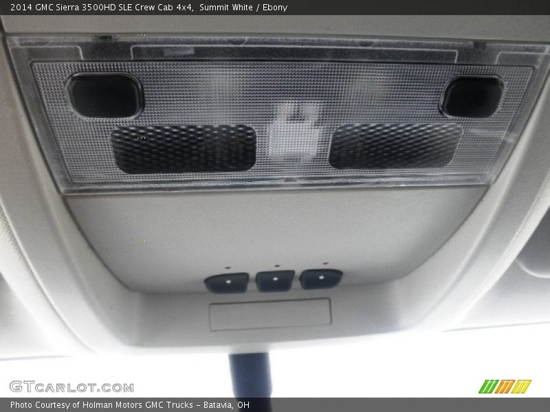 Summit White / Ebony 2014 GMC Sierra 3500HD SLE Crew Cab 4x4