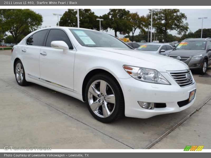 Starfire White Pearl / Black 2011 Lexus LS 460