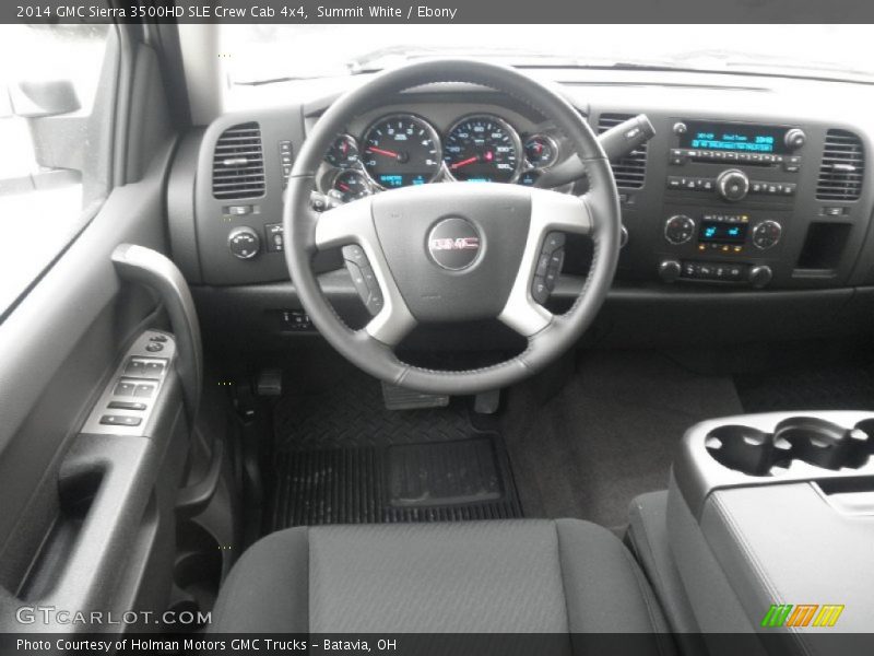 Summit White / Ebony 2014 GMC Sierra 3500HD SLE Crew Cab 4x4