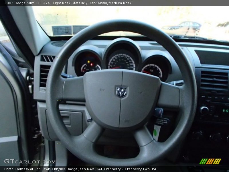 Light Khaki Metallic / Dark Khaki/Medium Khaki 2007 Dodge Nitro SXT 4x4