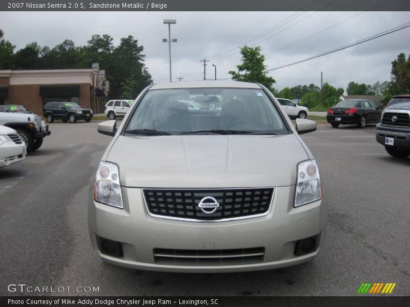 Sandstone Metallic / Beige 2007 Nissan Sentra 2.0 S