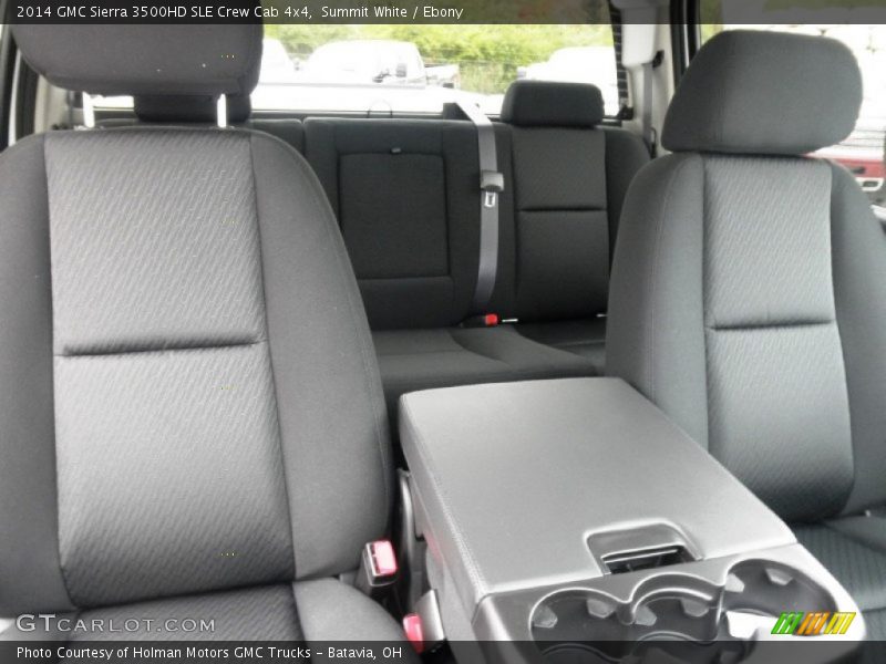 Rear Seat of 2014 Sierra 3500HD SLE Crew Cab 4x4