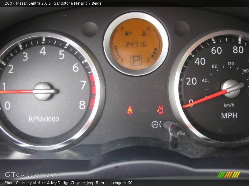 Sandstone Metallic / Beige 2007 Nissan Sentra 2.0 S