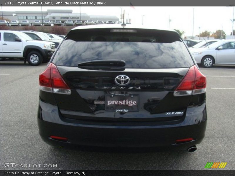 Attitude Black Metallic / Black 2013 Toyota Venza LE AWD