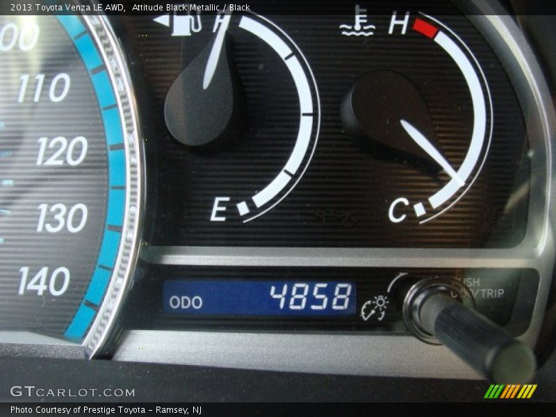 Attitude Black Metallic / Black 2013 Toyota Venza LE AWD
