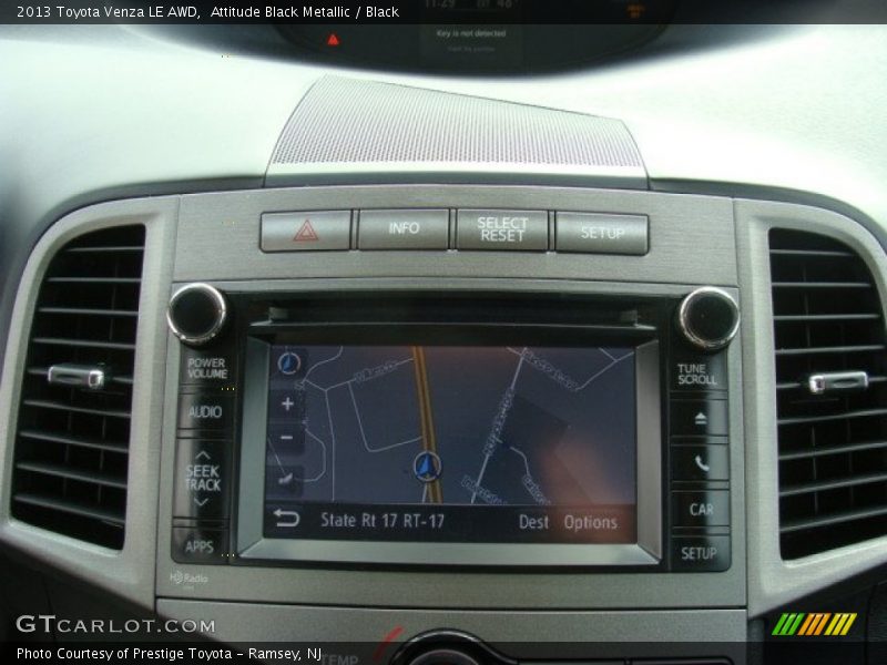 Attitude Black Metallic / Black 2013 Toyota Venza LE AWD