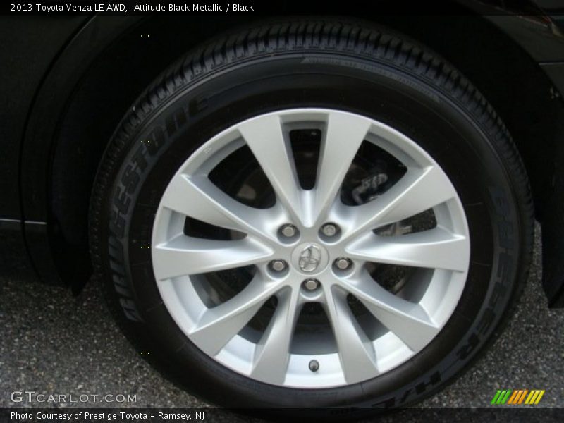 Attitude Black Metallic / Black 2013 Toyota Venza LE AWD