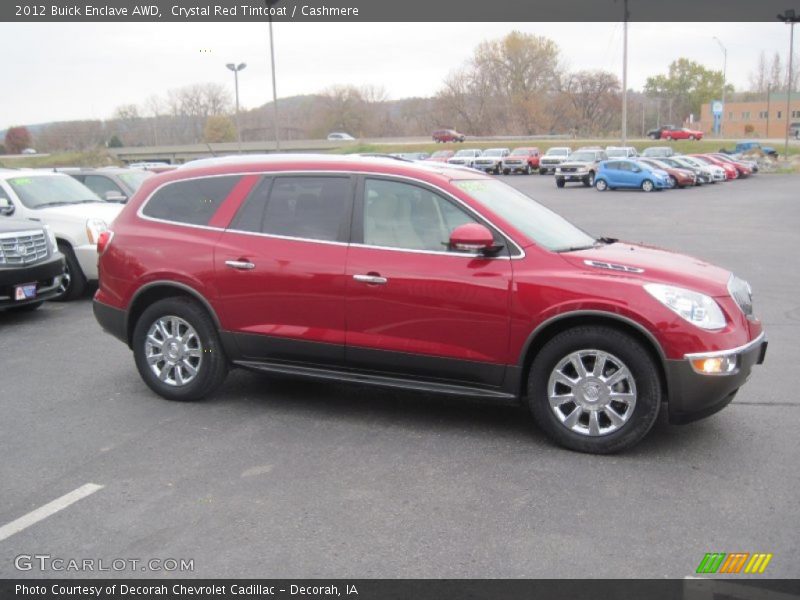Crystal Red Tintcoat / Cashmere 2012 Buick Enclave AWD