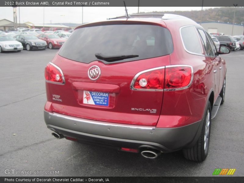 Crystal Red Tintcoat / Cashmere 2012 Buick Enclave AWD