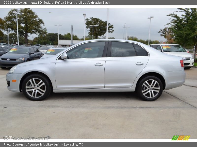 Reflex Silver Metallic / Anthracite Black 2006 Volkswagen Jetta TDI Sedan