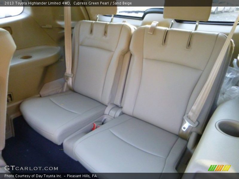 Cypress Green Pearl / Sand Beige 2013 Toyota Highlander Limited 4WD