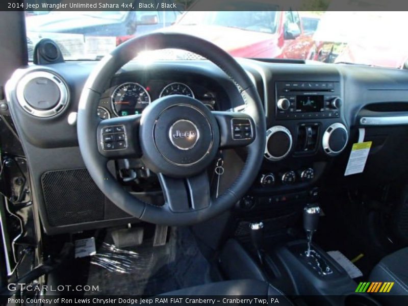 Black / Black 2014 Jeep Wrangler Unlimited Sahara 4x4