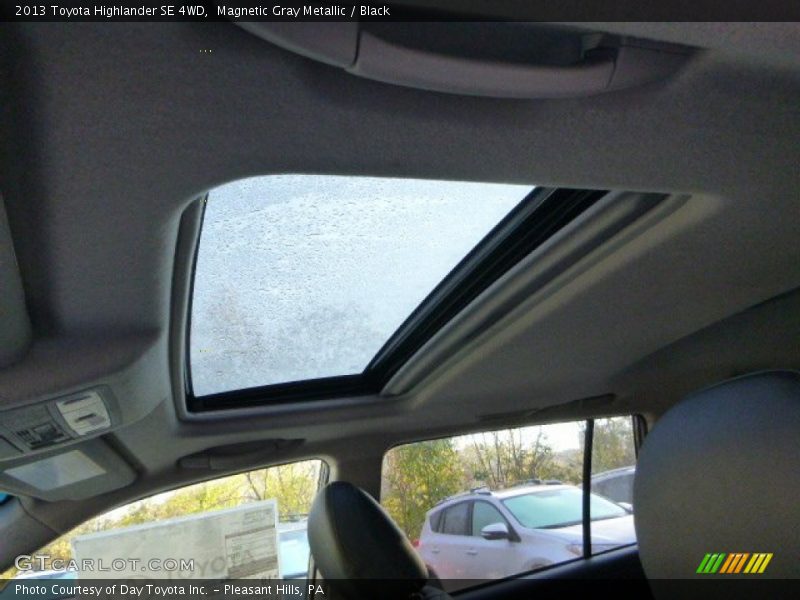 Magnetic Gray Metallic / Black 2013 Toyota Highlander SE 4WD