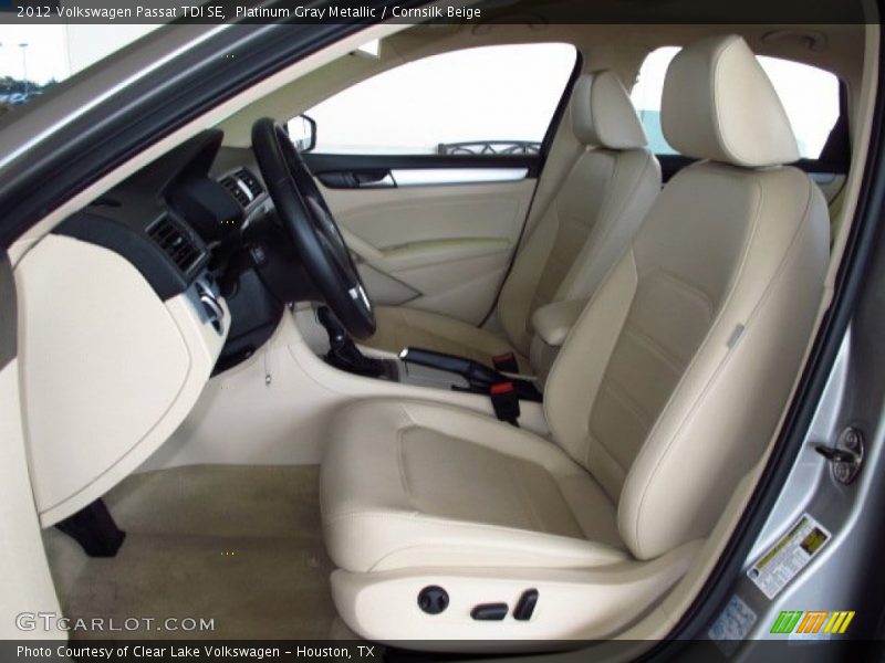 Platinum Gray Metallic / Cornsilk Beige 2012 Volkswagen Passat TDI SE