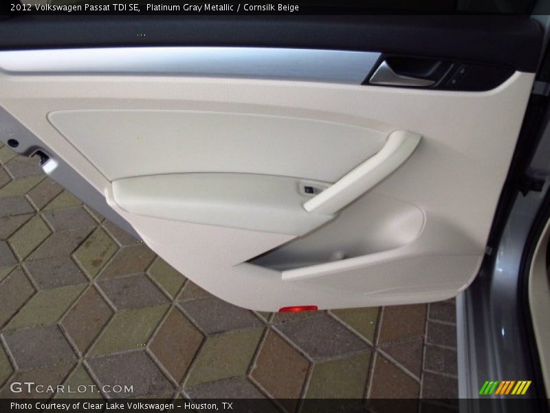 Platinum Gray Metallic / Cornsilk Beige 2012 Volkswagen Passat TDI SE