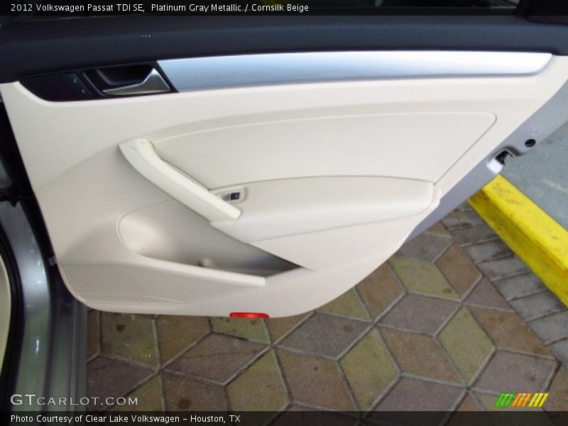 Platinum Gray Metallic / Cornsilk Beige 2012 Volkswagen Passat TDI SE