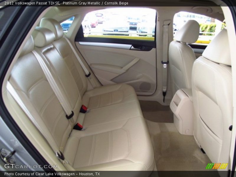 Platinum Gray Metallic / Cornsilk Beige 2012 Volkswagen Passat TDI SE