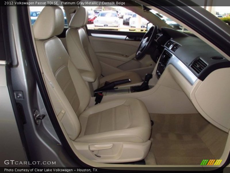 Platinum Gray Metallic / Cornsilk Beige 2012 Volkswagen Passat TDI SE