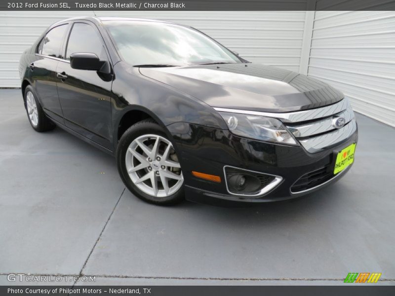 Tuxedo Black Metallic / Charcoal Black 2012 Ford Fusion SEL