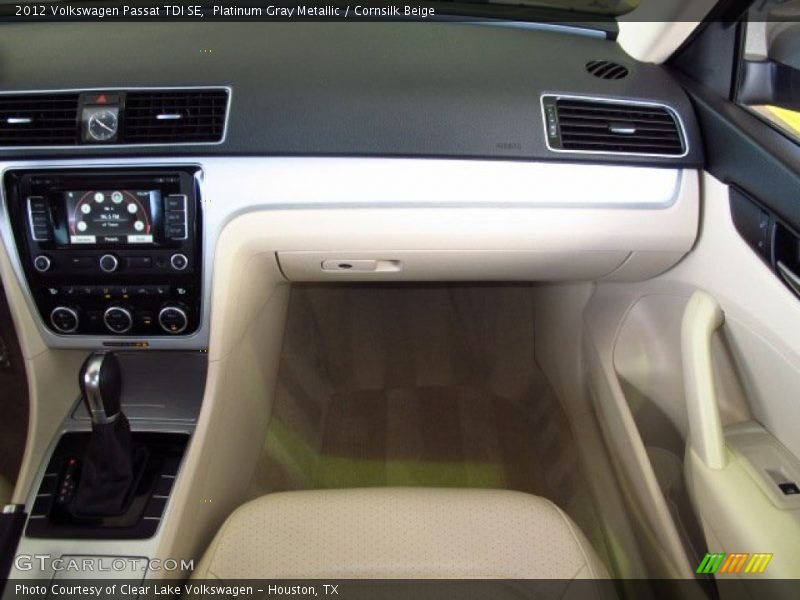 Platinum Gray Metallic / Cornsilk Beige 2012 Volkswagen Passat TDI SE