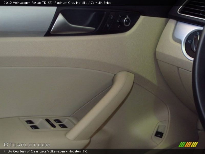 Platinum Gray Metallic / Cornsilk Beige 2012 Volkswagen Passat TDI SE