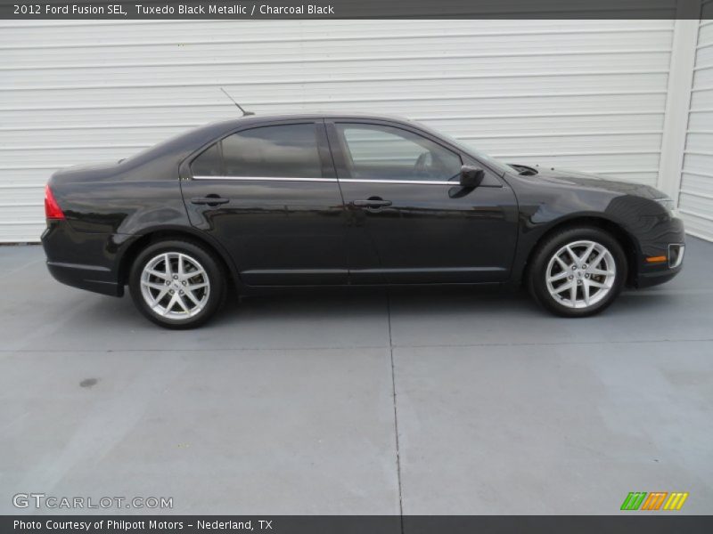 Tuxedo Black Metallic / Charcoal Black 2012 Ford Fusion SEL