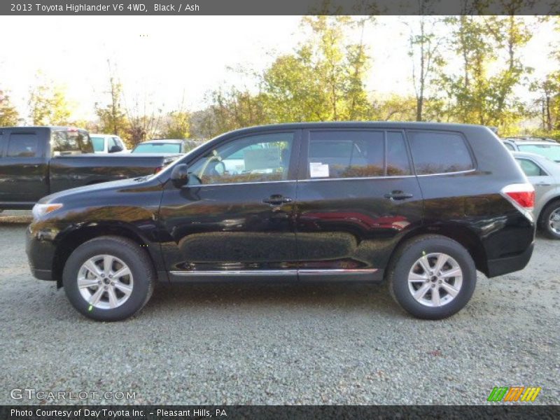Black / Ash 2013 Toyota Highlander V6 4WD