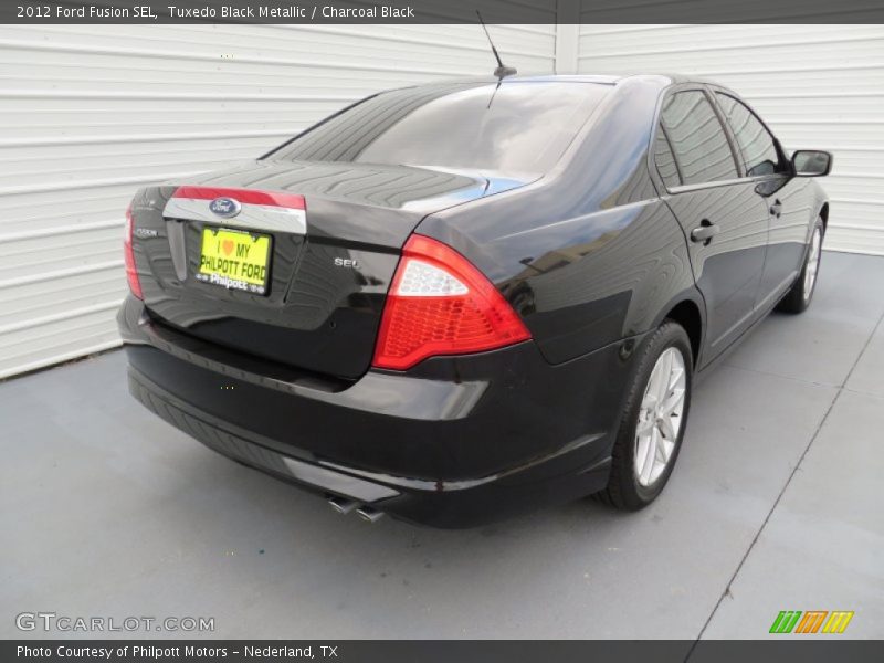Tuxedo Black Metallic / Charcoal Black 2012 Ford Fusion SEL