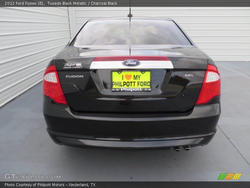 Tuxedo Black Metallic / Charcoal Black 2012 Ford Fusion SEL